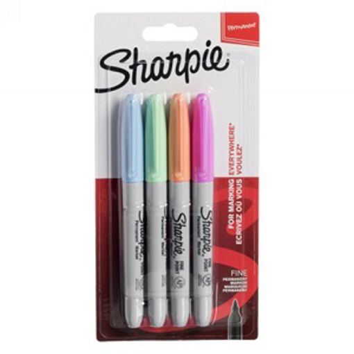 Picture of SHARPIE FINE MARKERS - PASTEL X4